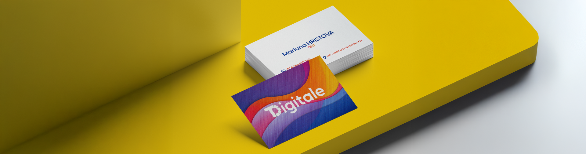 Дизайн и печат на визитки